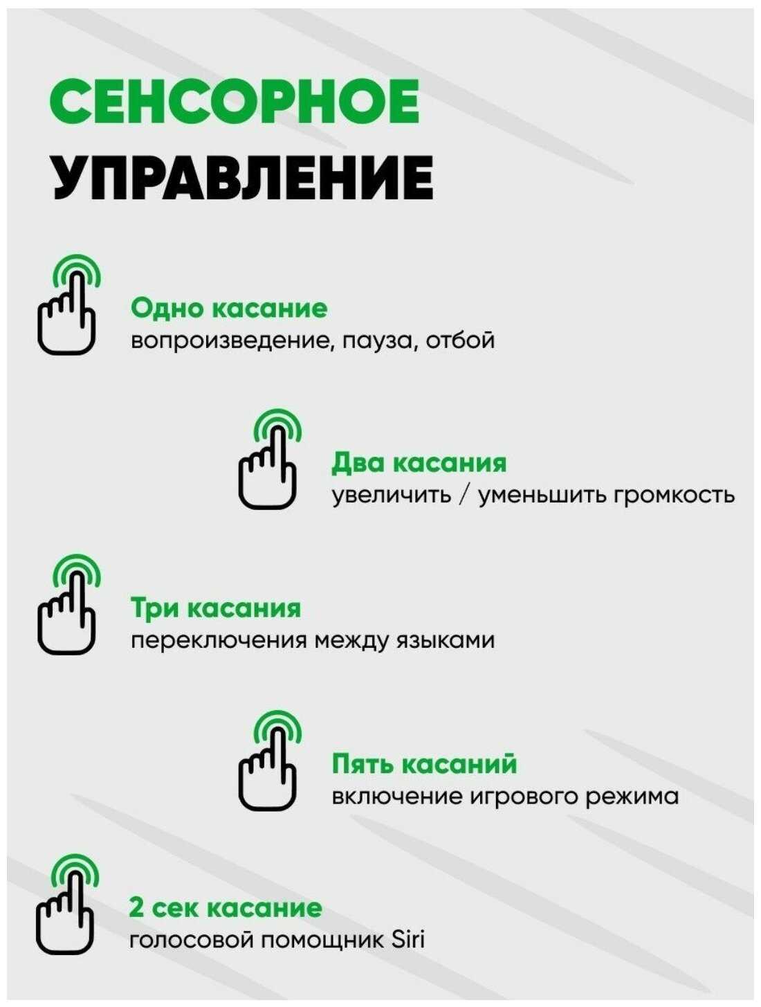 Спортивные беспроводные наушники INCOOL TWS фотография 9