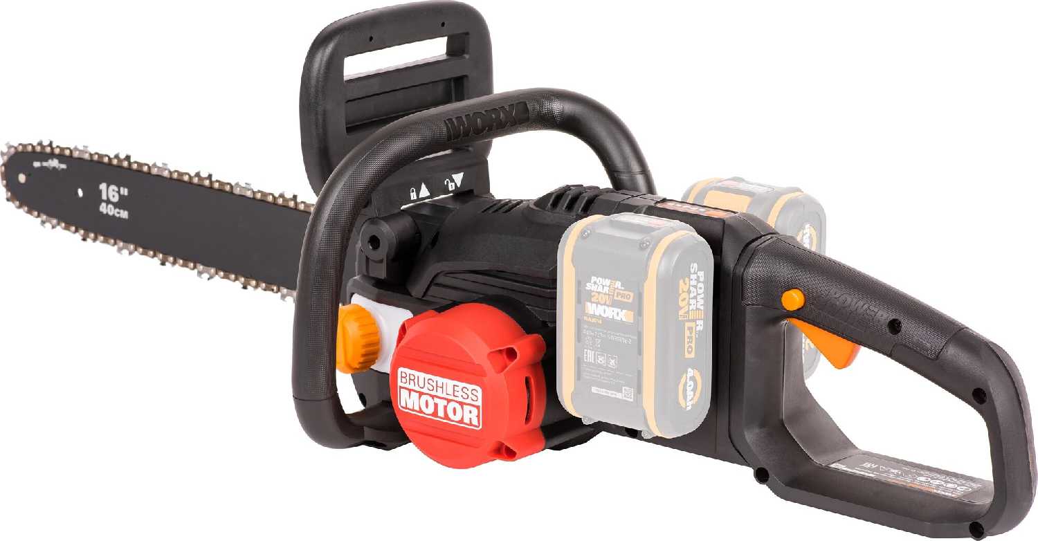 Цепная пила WORX NITRO 40В (40cm) фотография 32
