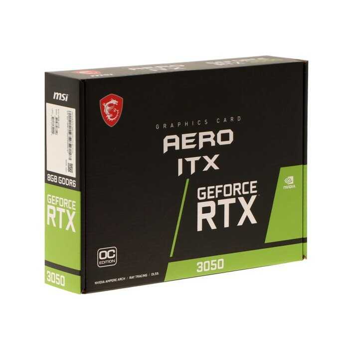 Видеокарта MSI GeForce RTX 3050 AERO ITX (RTX 3050 AERO ITX 8G OCV2) фотография 13