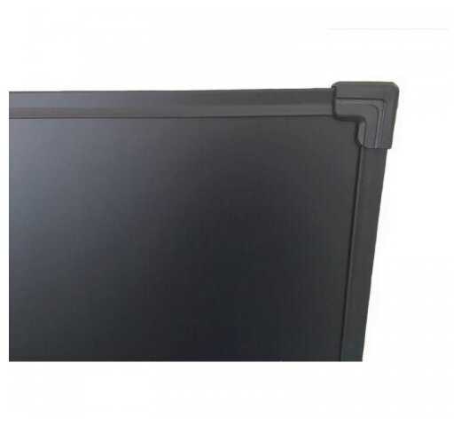 Доска магнитно-меловая 50х60 BoardSYS, черная с полочкой фотография 2