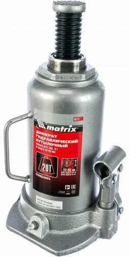 Домкрат бутылочный гидравлический Matrix Домкрат бутылочный гидравлический для мототехники (50731) фотография 17
