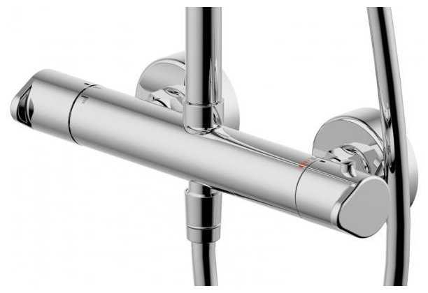 Душевая стойка Bravat Waterfall F939114C-A5-RUS, хром фотография 3