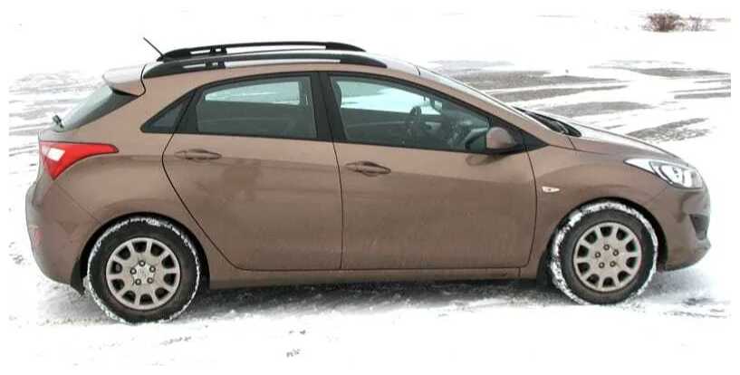 Рейлинги для Hyundai I30 хэтчбек 2011-2017 серые фотография 1