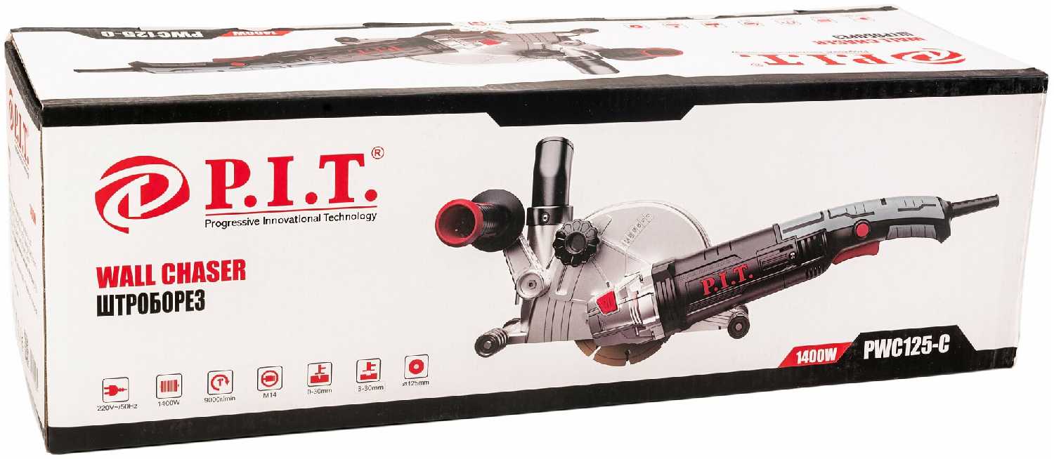 Штроборез P.I.T. PWC150-C (150мм, 1700Вт, 8000об/мин, глубина штроб. 35мм, ширина штроб. 30мм) фотография 11