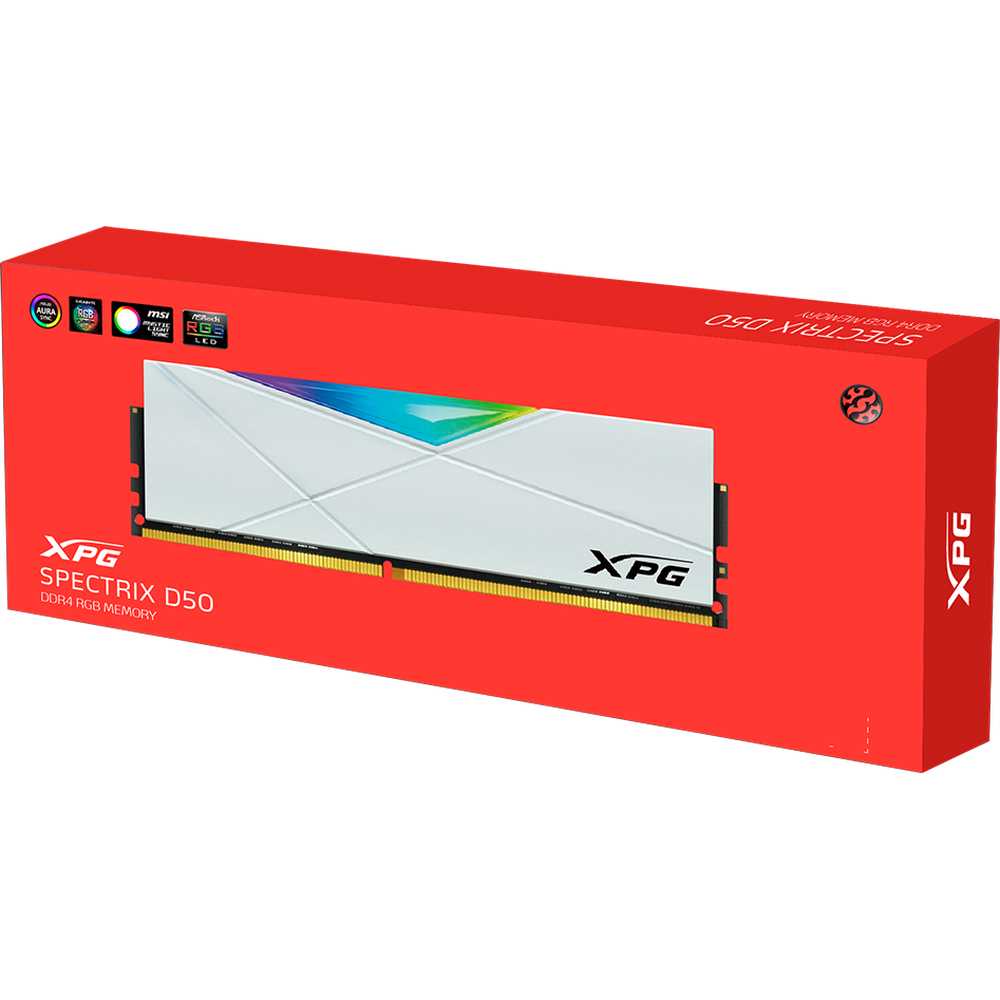 Оперативная память XPG Spectrix D50 8 ГБ DDR4 DIMM CL16 (AX4U32008G16A-SW50) фотография 4