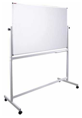 Доска магнитно-маркерная на стенде 100х150 см, 2-сторонняя, BRAUBERG, 238141