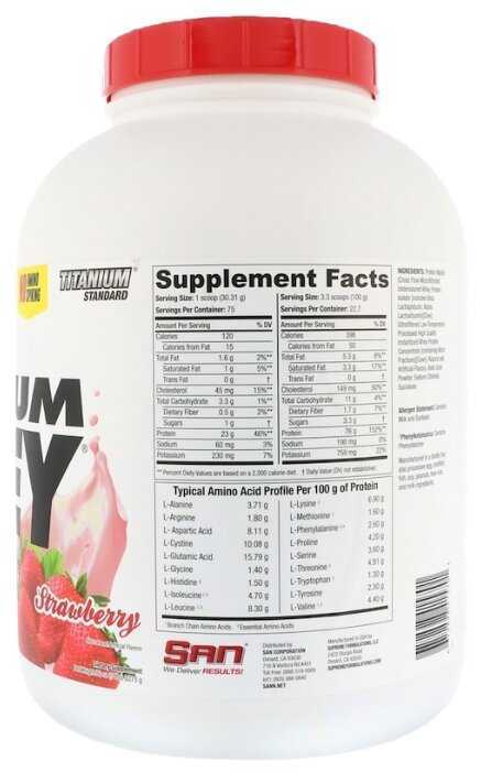 Протеин S.A.N. 100% Pure Titanium Whey фотография 12