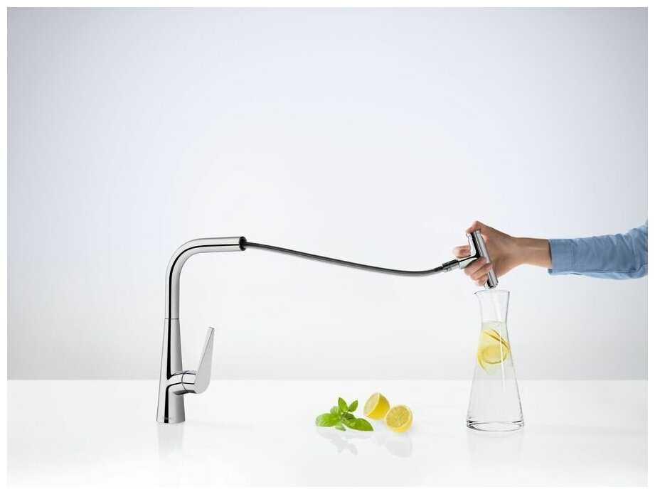 Смеситель для кухни (мойки) hansgrohe Talis Select S 72821000, нажимной фотография 7