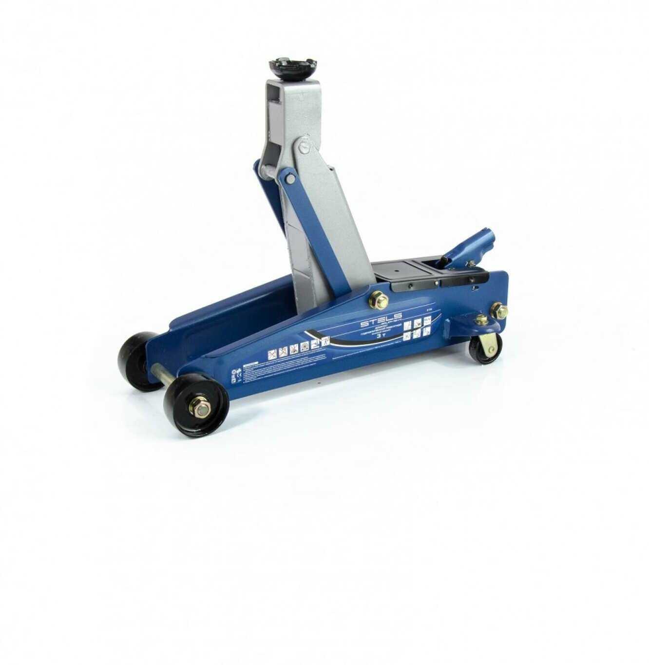 Домкрат подкатной гидравлический Stels Домкрат подкатной гидравлический для мототехники (51134) фотография 13