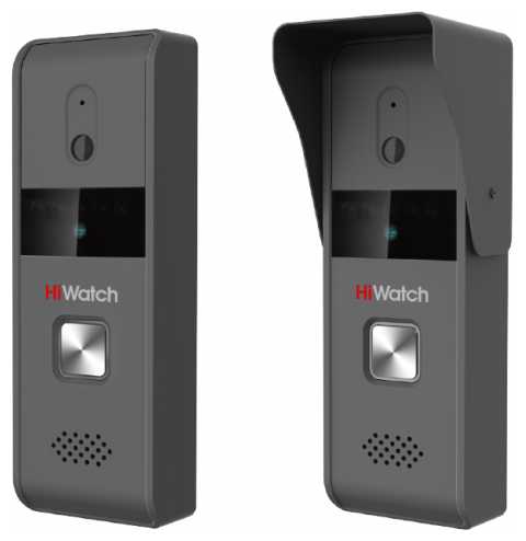 Комплект видеодомофона HiWatch DS-D100K цвет панели: серый фотография 3