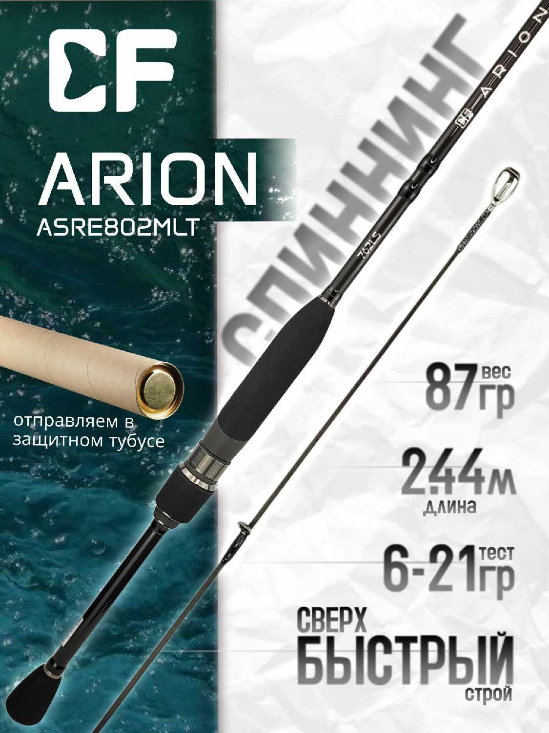 Спиннинг Crazy Fish ARION New (ASRE832HT) фотография 9