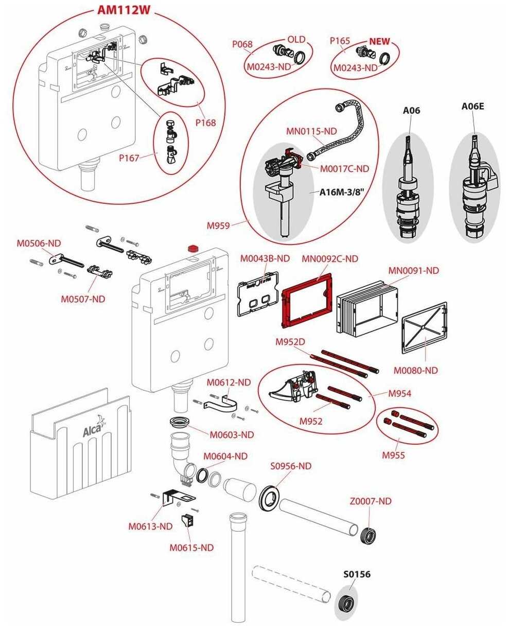 Бачок скрытого монтажа Alcadrain AM112 Basicмodul фотография 2