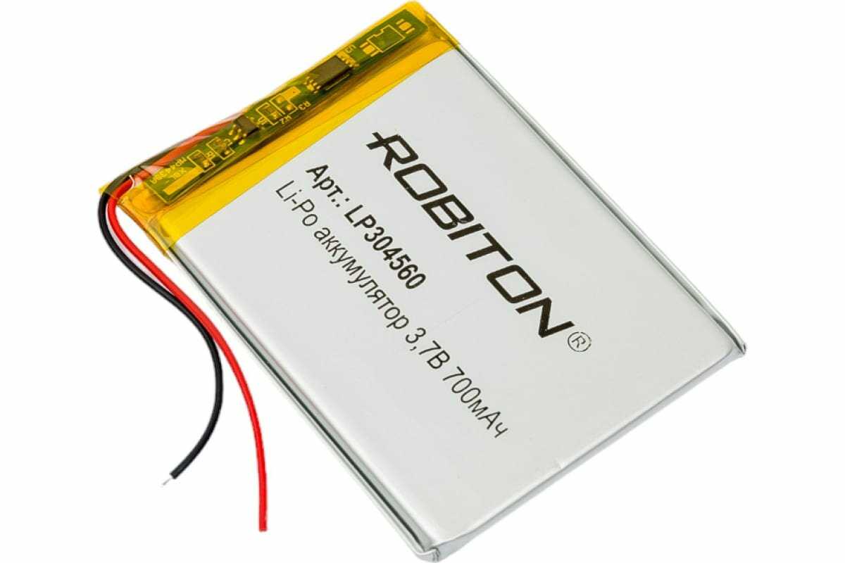 Аккумулятор ROBITON LP304560 (700 мАч) фотография 6
