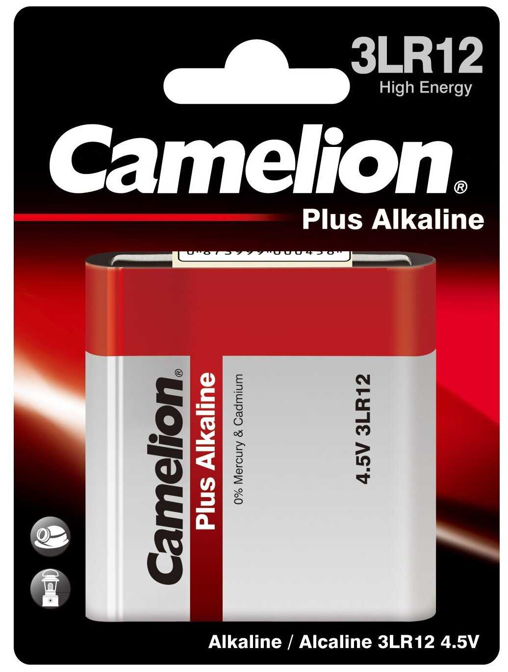 Элемент питания Camelion 3LR12 Plus Alkaline BL-1 (3LR12-BP1) фотография 1