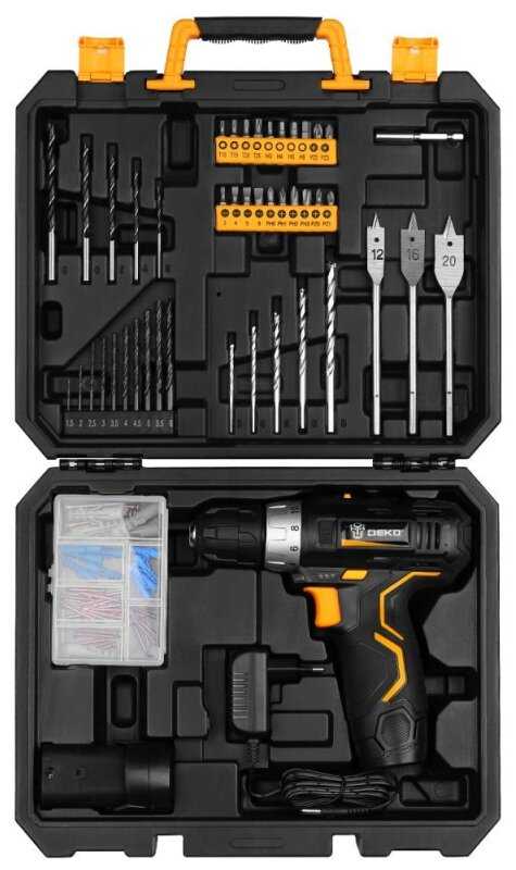 Аккумуляторная дрель-шуруповерт DEKO GCD12DU3 SET 5 063-4147 фотография 4