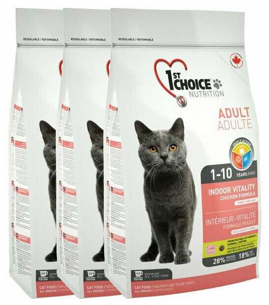 Корм для кошек 1st Choice Vitality с курицей фотография 6