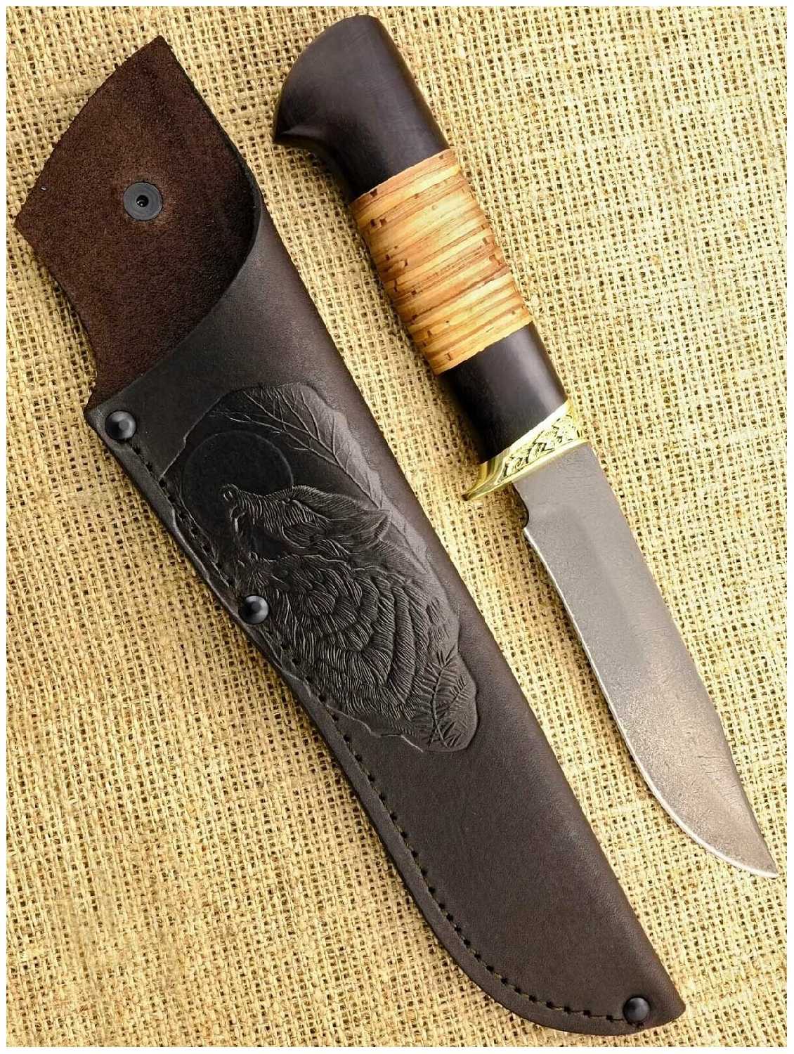 Нож ручной работы Ножемир булатная сталь гепард (2312)б фотография 3