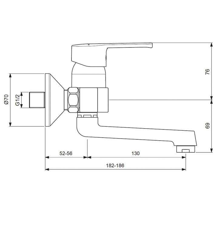 Смеситель VIDIMA Uno (BA250AA) фотография 3