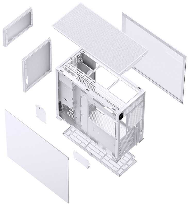 Корпус ATX JONSBO D41 STD SC Black без БП, окно из закаленного стекла, 8