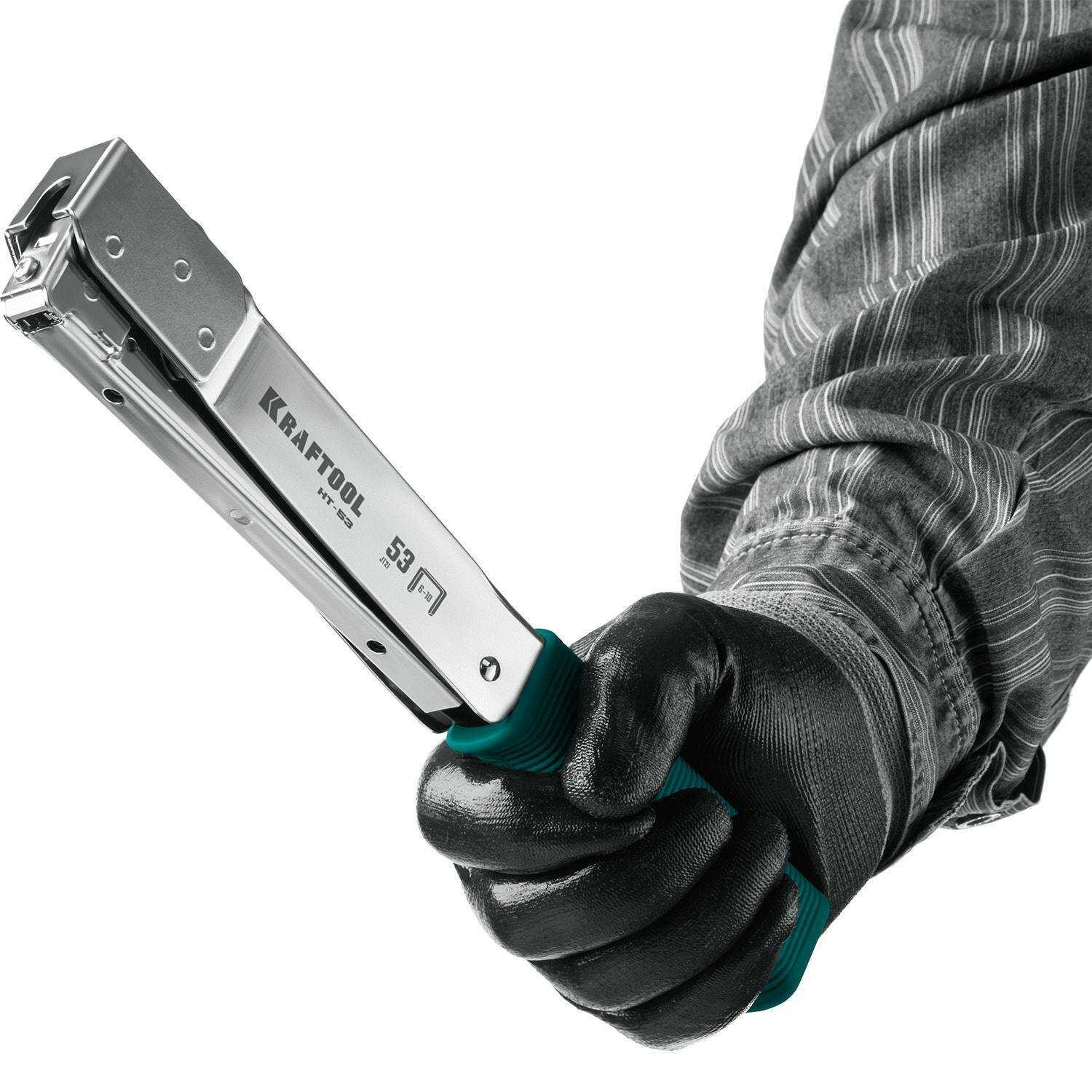 Высокоскоростной стальной cкобозабиватель HAMMER TACKER KRAFTOOL Скобозабиватель (3153) фотография 11