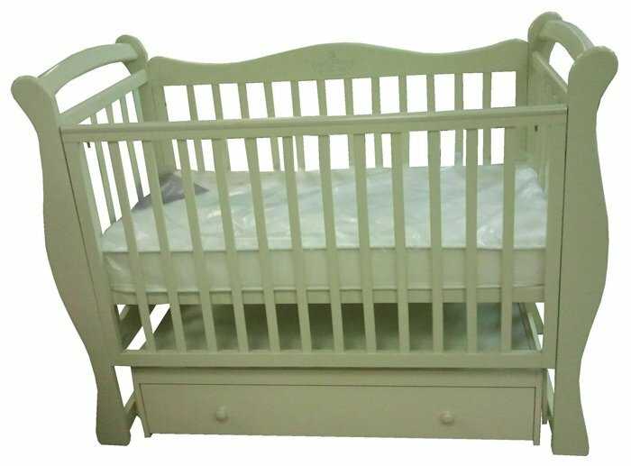 Кроватка Baby-Luce Лучик, классическая, поперечный маятник фотография 2