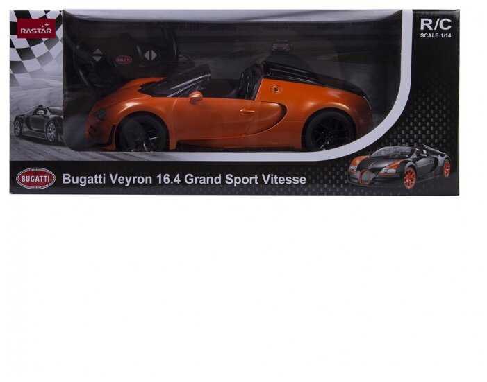 Легковой автомобиль Rastar Bugatti Grand Sport Vitesse (70400), 1:14, 33 см фотография 4