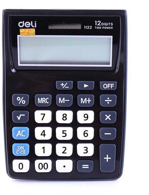 Калькулятор Deli EM120 (12р) фотография 4