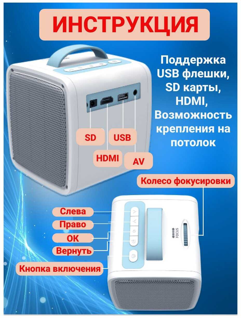 Детский мини проектор Kid’s Story Q2 Mini фотография 15