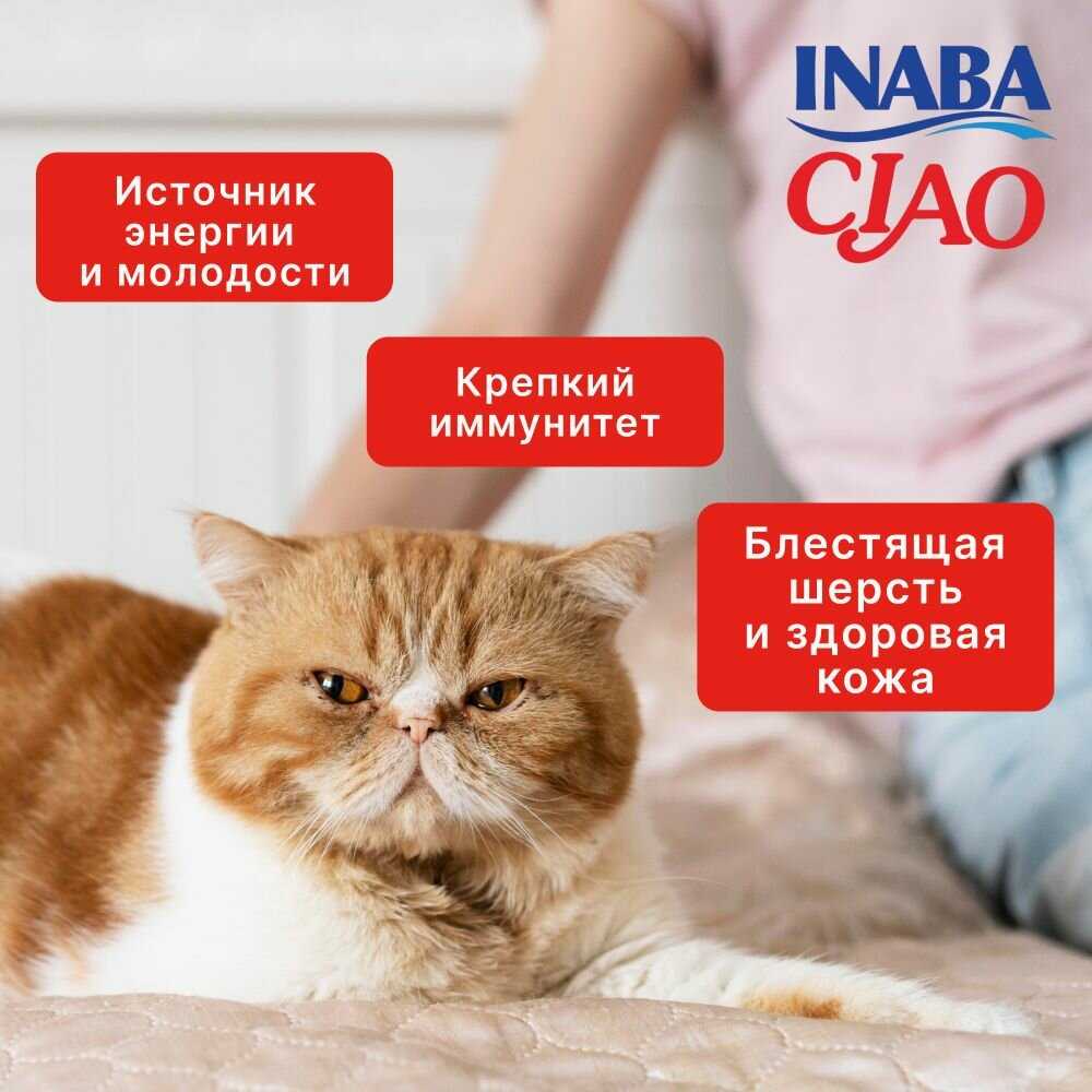 Корм для кошек Inaba Тунец магуро и тунец кацуо с куриным филе в желе фотография 7