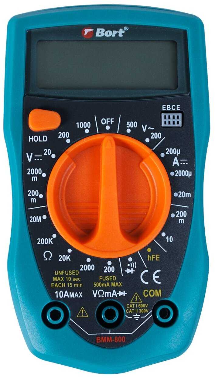Мультиметр цифровой Bort BMM-800 фотография 1