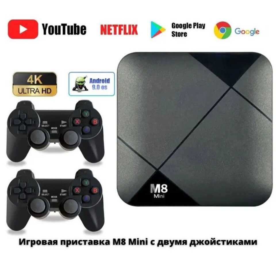 Телевизионная приставка M8 Mini с Android TV 9.0 фотография 2