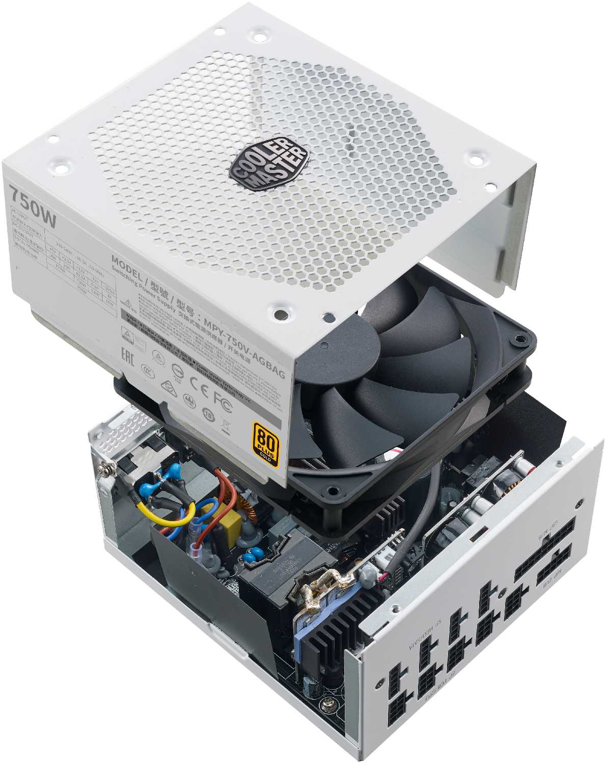 Блок питания Cooler Master V750 Gold V2 Full Modular 750W (MPY-750V-AGBAG) фотография 12