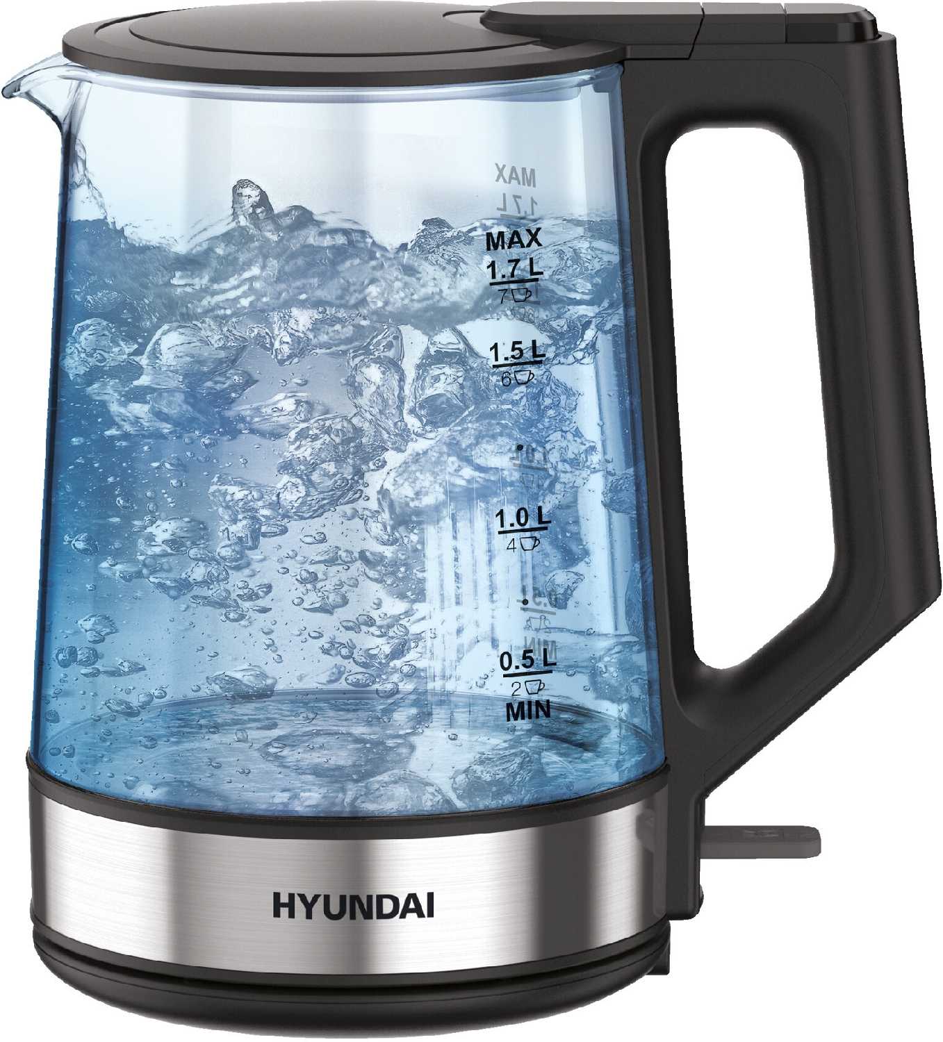 Электрический чайник Hyundai HYK-G8808 фотография 1