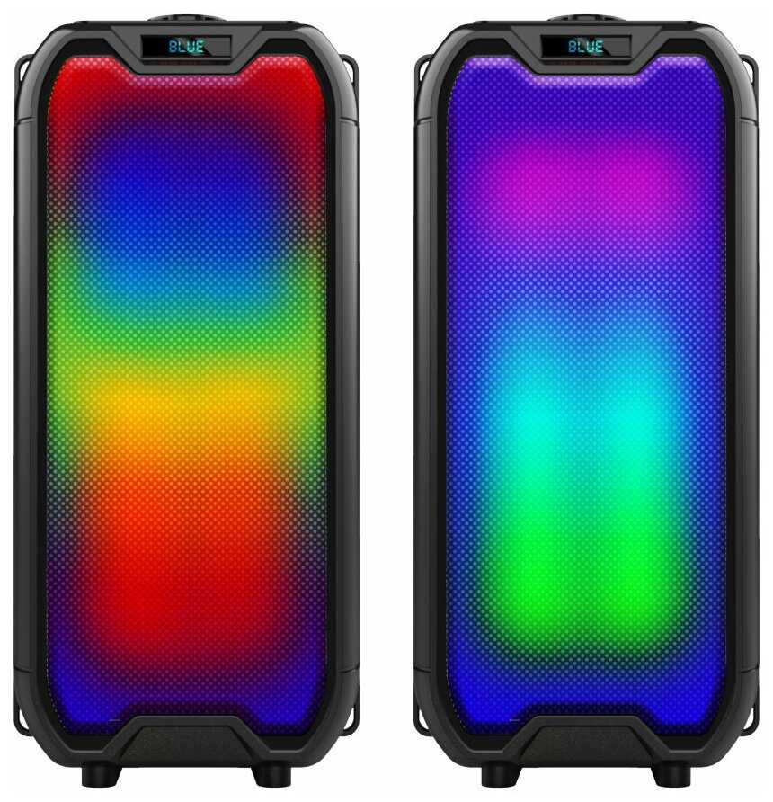 Акустическая колонка GINZZU GM-221, 24Вт, подсветка, 2400 мАч фотография 3