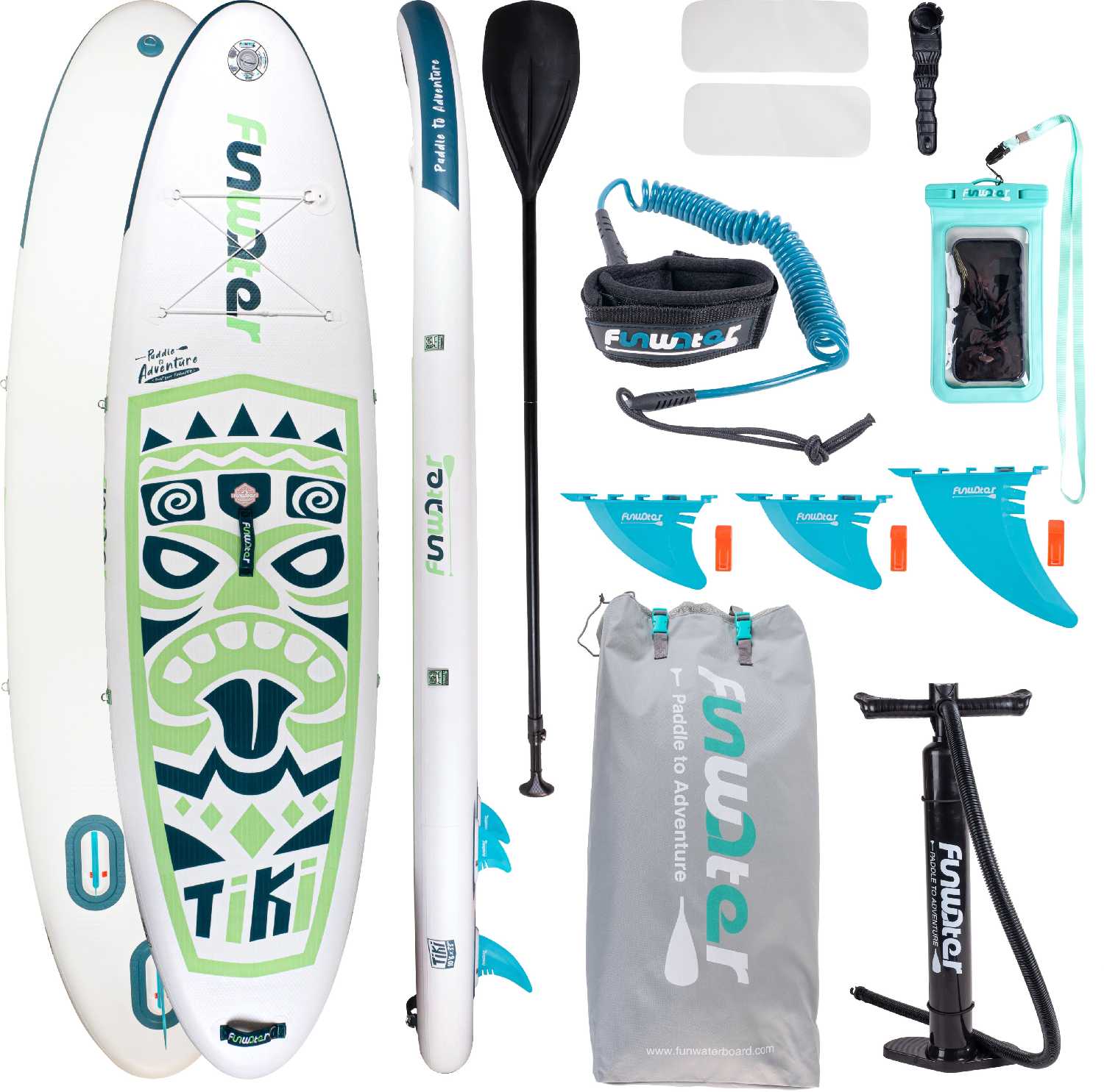 Сапборд Tech Team INKY (335x84x15 см) надувной двухслойный sup board (сиденье в комплекте), синий
