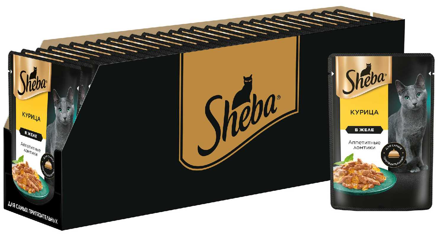 Корм для кошек Sheba Pleasure (курица) фотография 17
