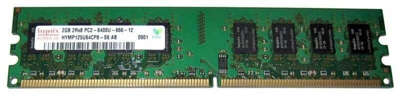 Оперативная память Hynix 2 ГБ DDR2 DIMM (HYMP125U64CP8-S6) фотография 14