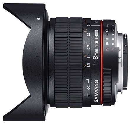 Объектив Samyang 8mm f/3.5 AS IF UMC Fish-eye CS II Fujifilm X