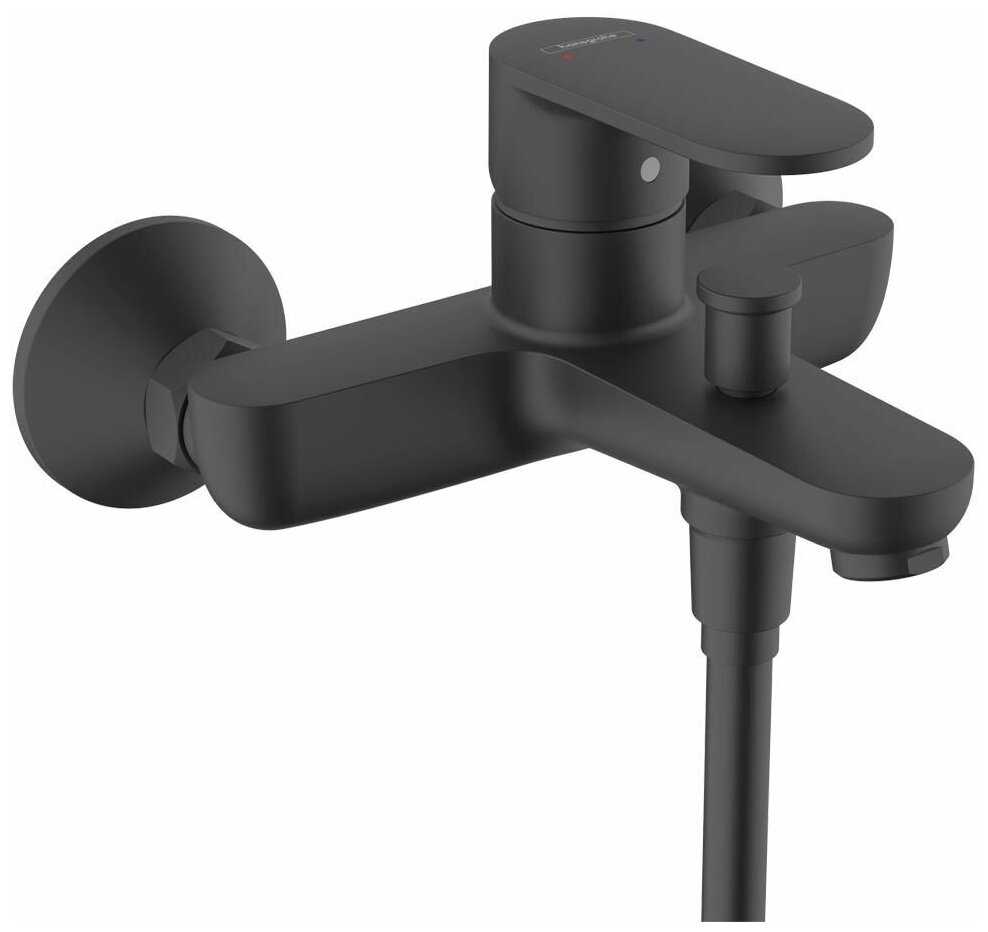 Смеситель Hansgrohe Vernis Blend 71440670 для ванны с душем, черный