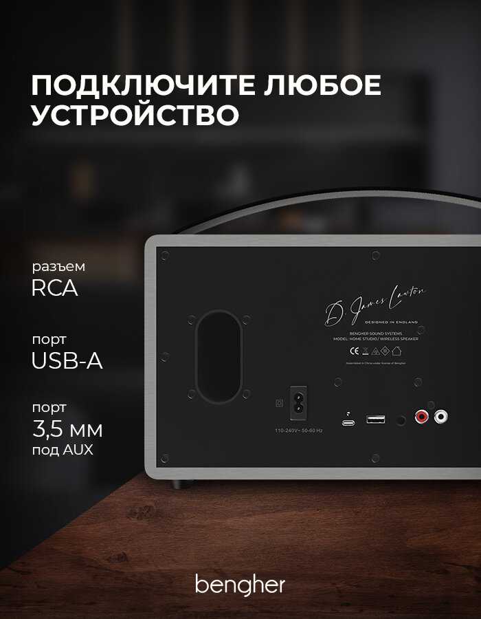 Портативная bluetooth колонка Bengher Home Studio 2 (100Вт) фотография 18