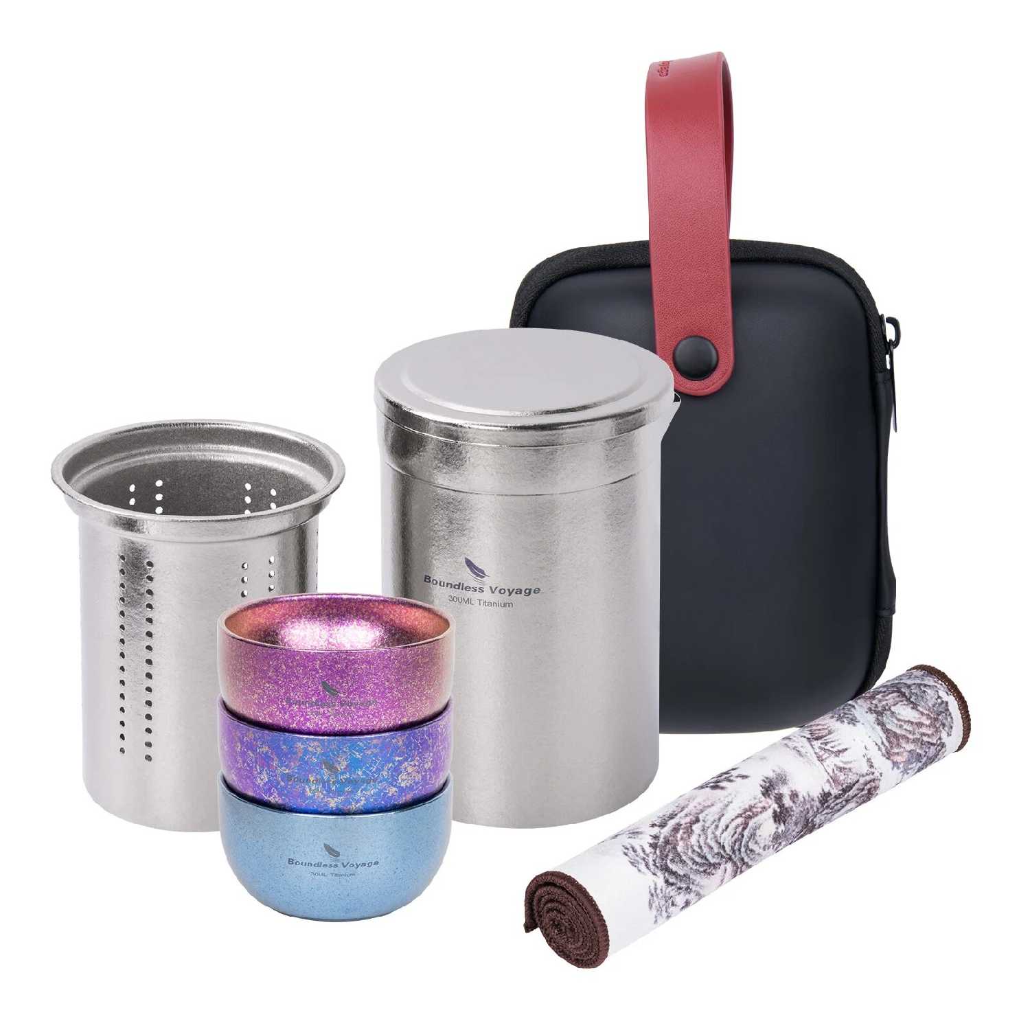 Титановая чайница Boundless Voyage с фильтром