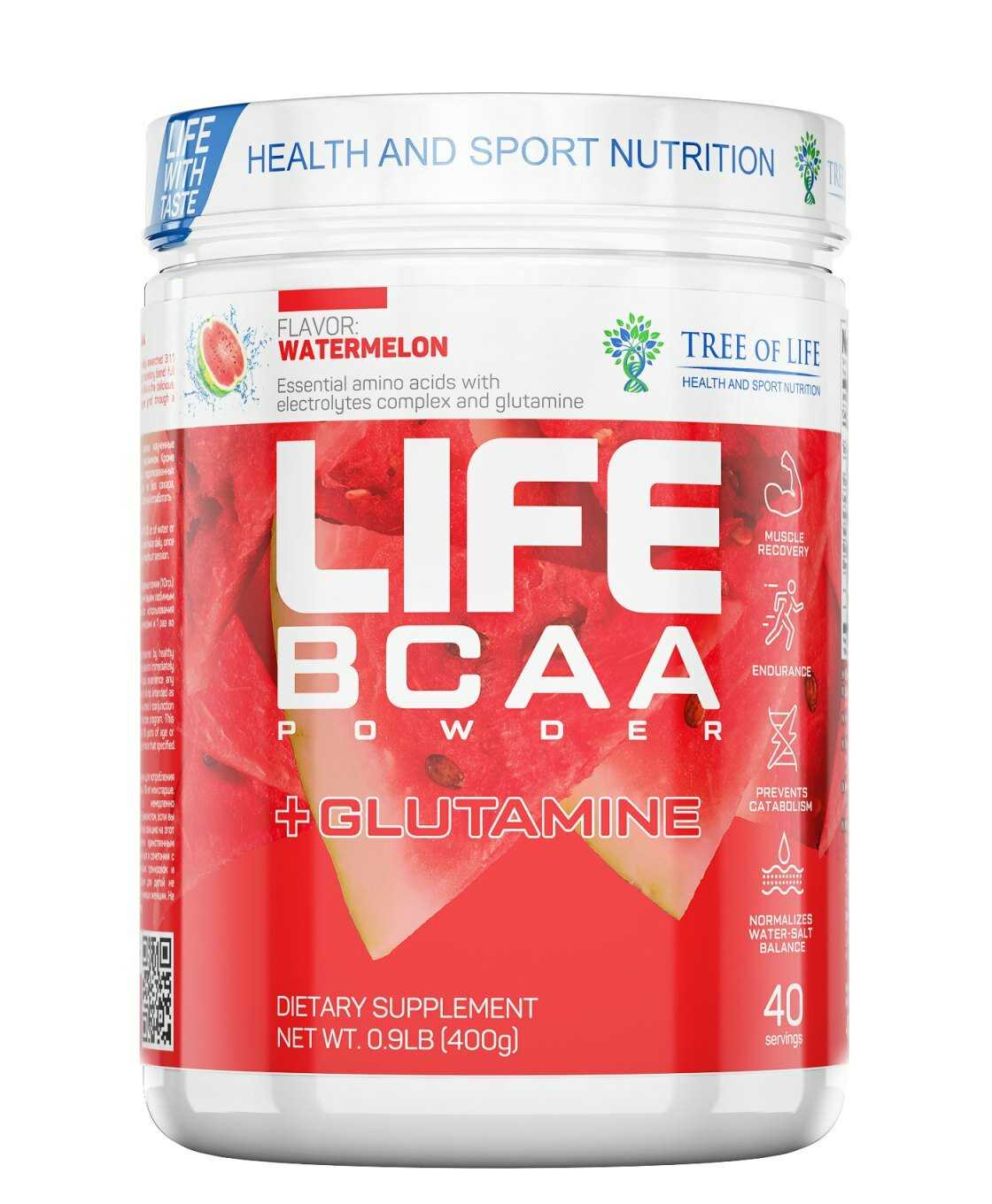 Tree of Life Life BCAA Powder + Glutamine (400 гр) фотография 14