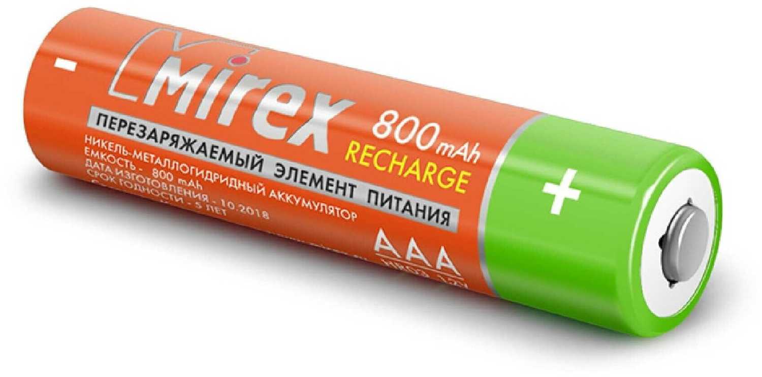 Аккумулятор Mirex HR03 (800мА/ч)