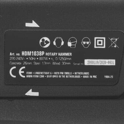 Перфоратор Ferm HDM1038P фотография 17