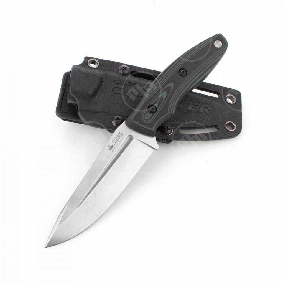 Нож с фиксированным клинком City Hunter (CityHunter G10 Elmax SW) фотография 5