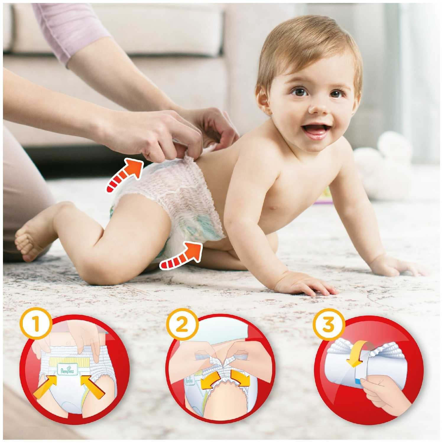 Pampers трусики Pants 3, 6-11 кг фотография 53