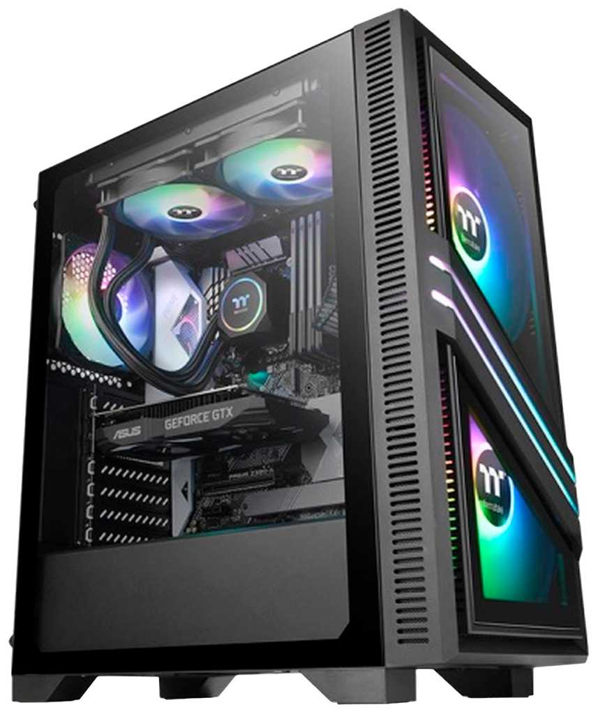 Компьютерный корпус Thermaltake Versa T35 TG RGB (CA-1R7-00M1WN-00) фотография 1