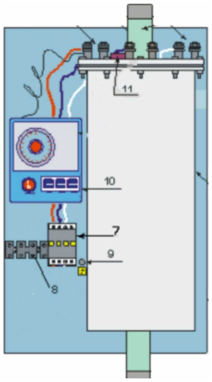 Электрический котел отопления, электрокотел Интоис One, 24 кВт, настенный, одноконтурный. фотография 2