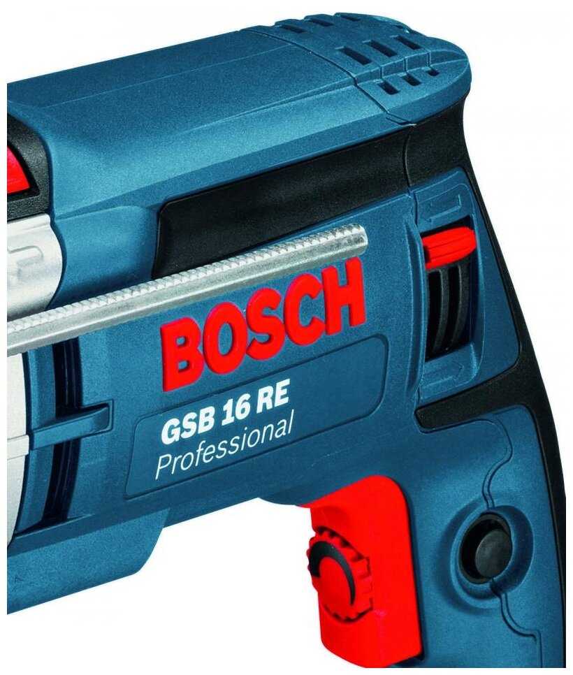 Дрель ударная BOSCH GSB 16 RE (БЗП) фотография 4