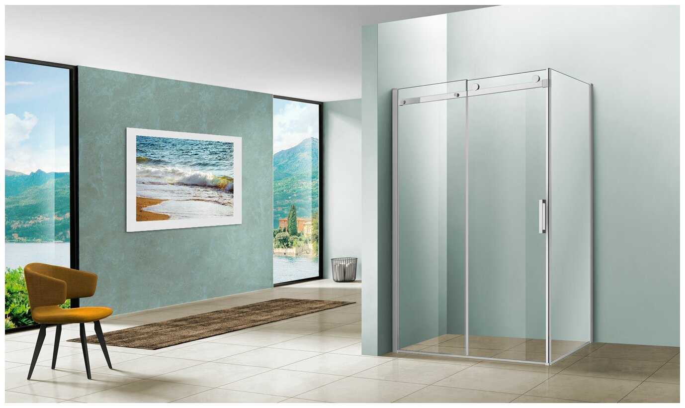 Душевой уголок Como VSR-1C1015CL, 1500*1000, хром, стекло прозрачное